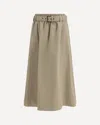 Brunello Cucinelli Belted Midi Skirt