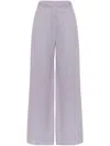 Brunello Cucinelli Wide Smart Trousers In 紫色