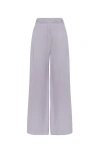 Brunello Cucinelli Wide Smart Trousers In Lilac