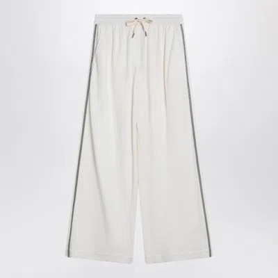 Brunello Cucinelli Wide Trousers In And