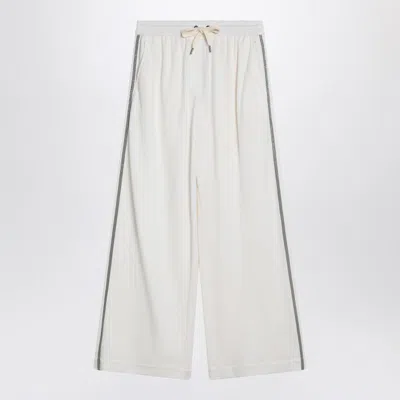 Brunello Cucinelli Wide Trousers In And