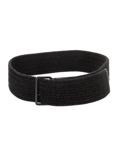 Pre-owned Brunello Cucinelli Wide Waist Belt In Black