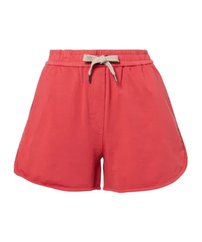 Brunello Cucinelli Wide-leg Shorts In Pink