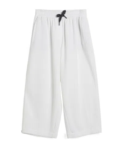Brunello Cucinelli Wide-leg Track Pants In White