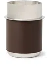 Brunello Cucinelli Wine Chiller Bucket In Brown