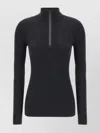 Brunello Cucinelli Wolf Knitwear Mock Neck Long Sleeves In Gray