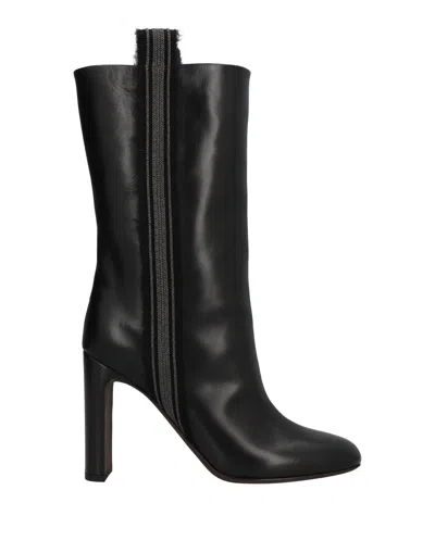 Brunello Cucinelli Ankle Boots In Black