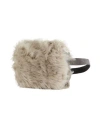 Brunello Cucinelli Woman Belt Bag Grey Size - Shearling In Gray