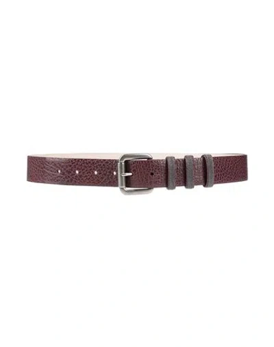 Brunello Cucinelli Woman Belt Chocolate Brown Size Xs Leather