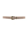 Brunello Cucinelli Woman Belt Light Brown Size L Leather, Brass In Brown