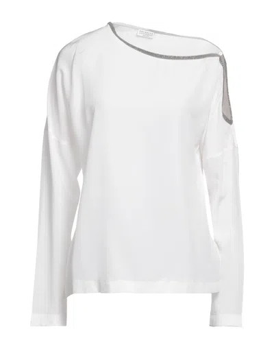 Brunello Cucinelli Blouses In White