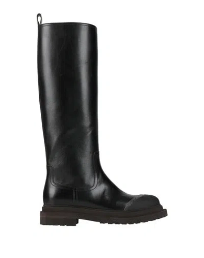 Brunello Cucinelli Woman Boot Black Size 7 Leather