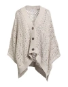 Brunello Cucinelli Woman Cardigan Beige Size Xl Cotton, Polyamide In Neutral