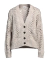Brunello Cucinelli Long-sleeved Sweater In Beige