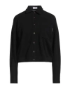 Brunello Cucinelli Knit Shirt With Monili In Black
