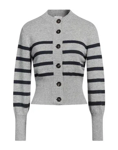 Brunello Cucinelli Woman Cardigan Grey Size M Cashmere, Brass