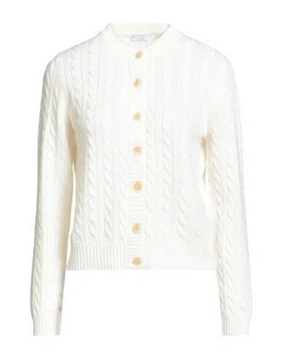 Brunello Cucinelli Woman Cardigan White Size 3xl Cashmere In Neutral