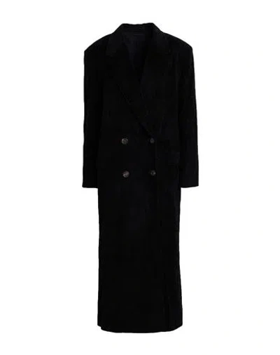 Brunello Cucinelli Woman Coat Black Size 4 Cotton, Elastane, Ecobrass