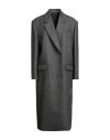 Brunello Cucinelli Woman Coat Grey Size 8 Virgin Wool In Gray