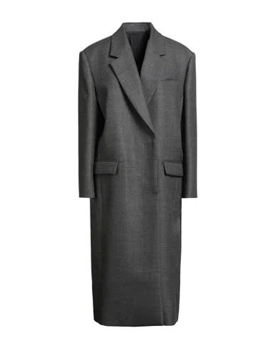 Brunello Cucinelli Woman Coat Grey Size 8 Virgin Wool In Gray