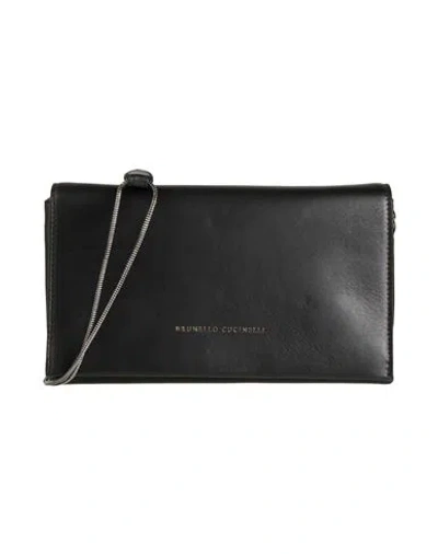 Brunello Cucinelli Woman Cross-body Bag Black Size - Leather