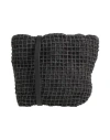 Brunello Cucinelli Woman Cross-body Bag Black Size - Mohair Wool, Polyamide, Wool In Black
