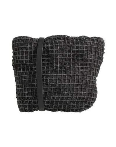 Brunello Cucinelli Woman Cross-body Bag Black Size - Mohair Wool, Polyamide, Wool