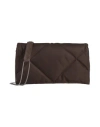 Brunello Cucinelli Woman Cross-body Bag Dark Brown Size - Textile Fibers In Brown