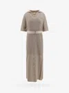 Brunello Cucinelli Dress  Woman Color Dove Grey
