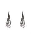 Brunello Cucinelli Beaded Earrings In Grey