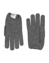 Brunello Cucinelli Woman Gloves Lead Size M Cashmere, Polyester In Grey