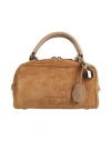 Brunello Cucinelli Woman Handbag Camel Size - Leather In Sand