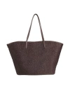 Brunello Cucinelli Raffia Effect Tote Bag In Brown