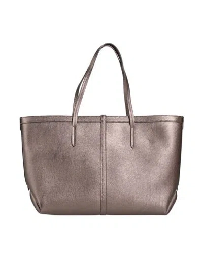 Brunello Cucinelli Woman Handbag Gunmetal Size - Leather In Gray