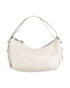 Brunello Cucinelli Woman Handbag Light Grey Size - Leather, Textile Fibers, Brass