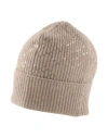 Brunello Cucinelli Woman Hat Beige Size L Cashmere In Beige
