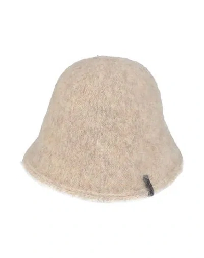 Brunello Cucinelli Woman Hat Beige Size L Mohair Wool, Polyamide, Wool