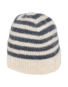 Brunello Cucinelli Woman Hat Beige Size M Mohair Wool, Polyamide, Wool In Neutral