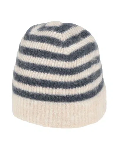 Brunello Cucinelli Woman Hat Beige Size M Mohair Wool, Polyamide, Wool In Neutral
