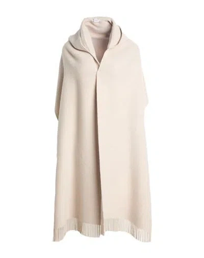 Brunello Cucinelli Woman Hat Beige Size Onesize Wool, Cashmere In Sand