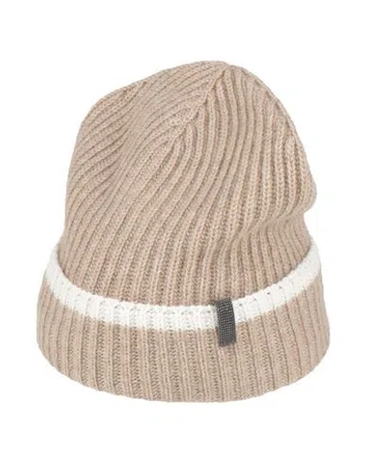 Brunello Cucinelli Woman Hat Beige Size S Cashmere