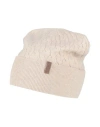 Brunello Cucinelli Woman Hat Beige Size S Virgin Wool, Cashmere, Silk, Brass