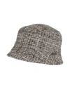 Brunello Cucinelli Woman Hat Black Size M Wool, Alpaca Wool, Polyamide In Black