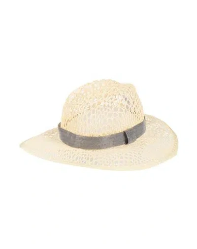 Brunello Cucinelli Woman Hat Ivory Size L Viscose In Nude