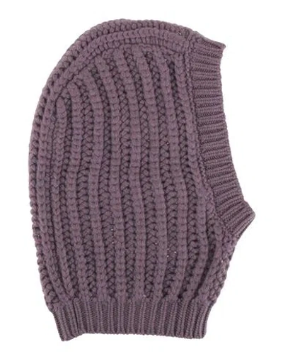 Brunello Cucinelli Woman Hat Mauve Size M Cashmere In Purple