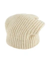 Brunello Cucinelli Woman Hat Sand Size L Cashmere, Silk In Beige