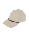 Brunello Cucinelli Solid Colour Hats In Beige