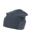 Brunello Cucinelli Woman Hat Slate Blue Size L Cashmere