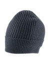 Brunello Cucinelli Woman Hat Slate Blue Size L Cashmere In Blue