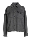 Brunello Cucinelli Woman Jacket Gunmetal Size 4 Virgin Wool In Gray